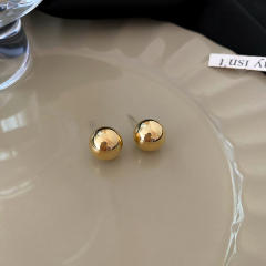 Cute ball ear studs