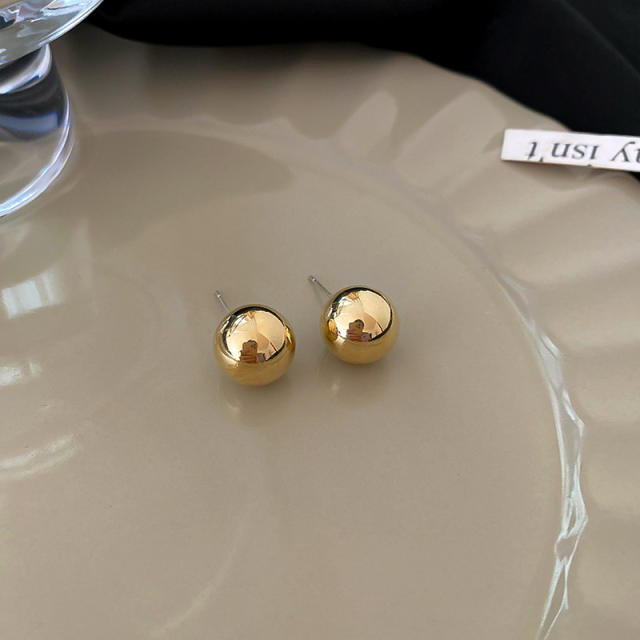 Cute ball ear studs