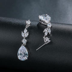 Crystal drop earrings for bridal