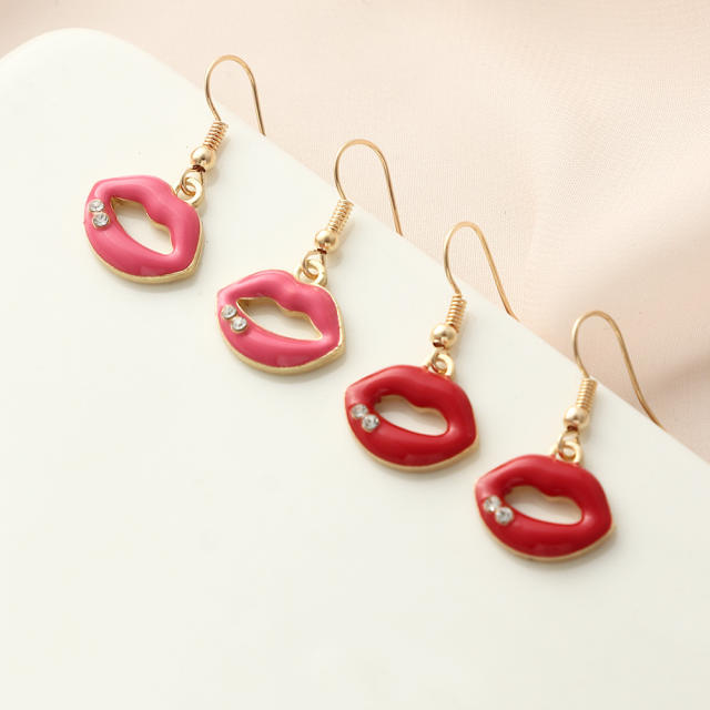 Lip earrings