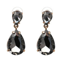 Colored drop earrings