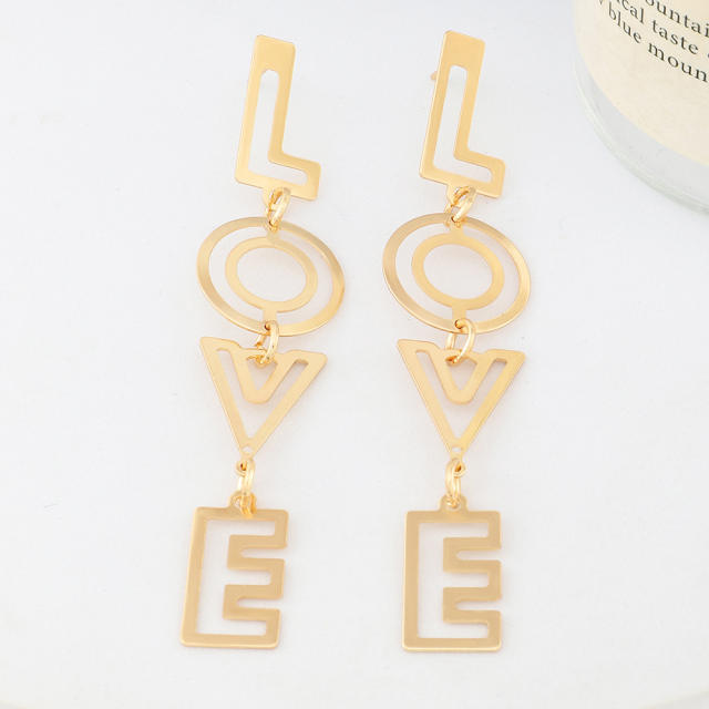 LOVE earrings