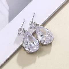 AAA cubic zircon drop earrings