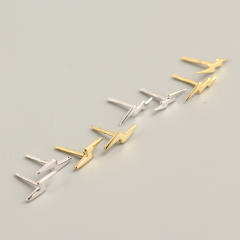 S925 lightning stud earrings