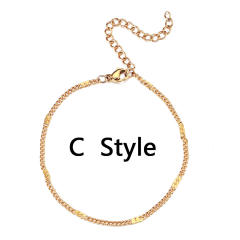 Easy match dainty stainless steel bracelet