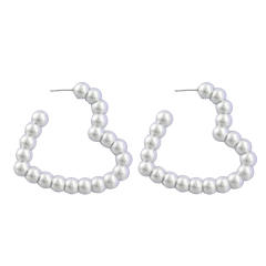 Boho beaded heart star shaped earrings