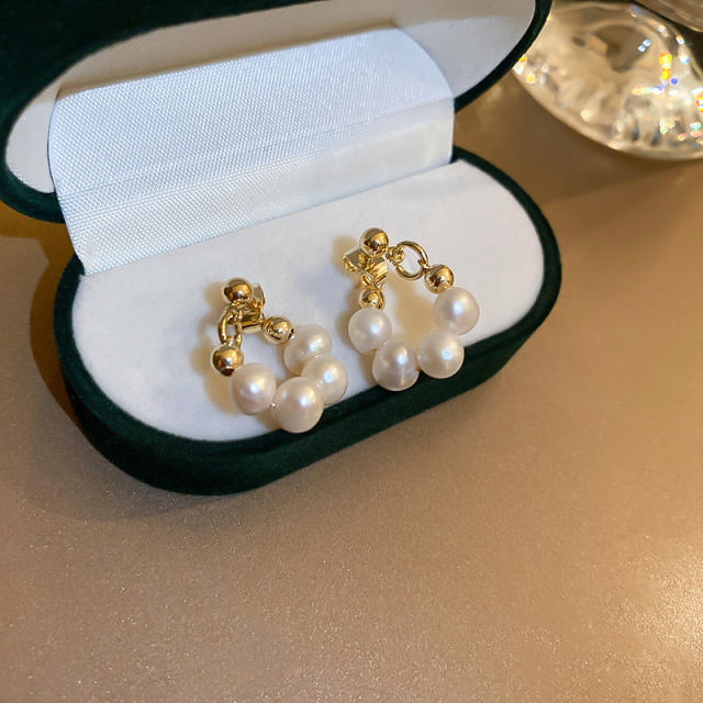 Freshwater pearl  earrings