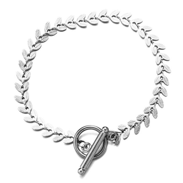 Creative stainless steel bracelet toggle bracelet