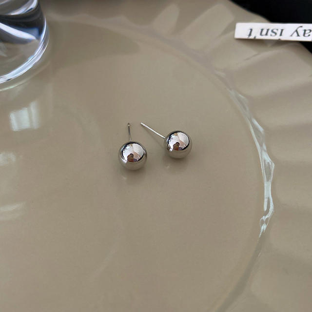 Cute ball ear studs