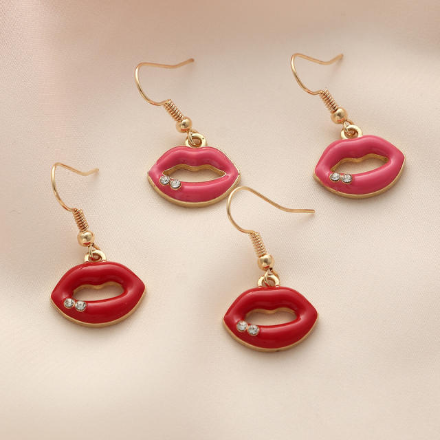 Lip earrings