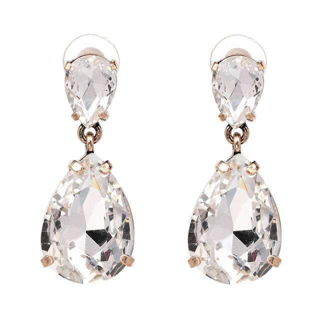Colored drop earrings