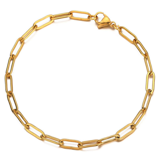 Elegant stainless steel bracelet chain bracelet