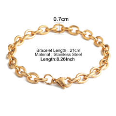 Elegant stainless steel bracelet chain bracelet