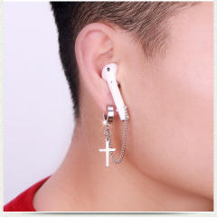 Earphone anti lost airpods titanium steel earrings