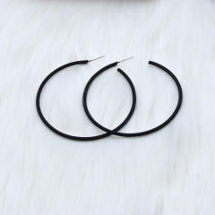 Tiktok hot sale black color series earrings