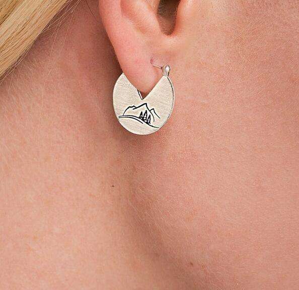 Creative design peak earrings for women