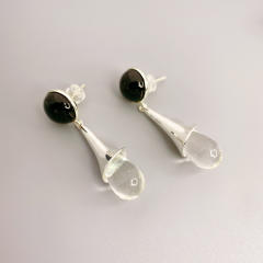 New design agate dropped earrings