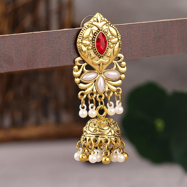 Vintage the bell shape unique dangle earrings
