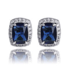 Hiphop Zircon stud earrings
