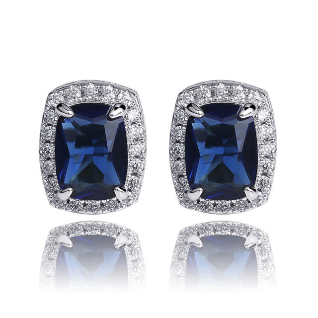 Hiphop Zircon stud earrings