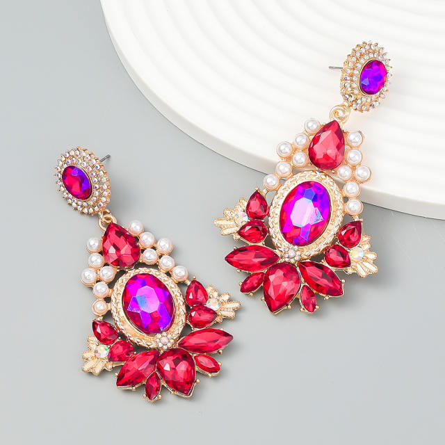 Vintage statement dangle earrings