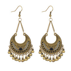 National trend fan shape jhumka earrings