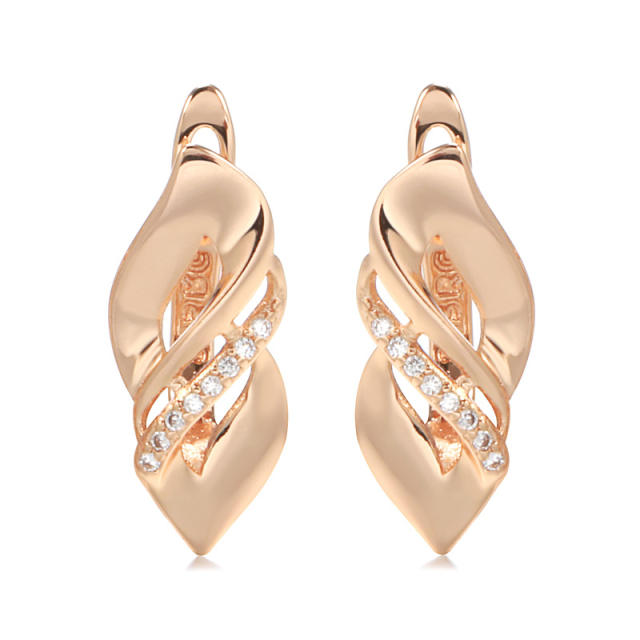 Korean style diamond earrings