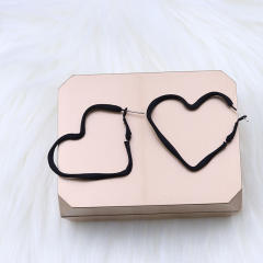 Tiktok hot sale black color series earrings