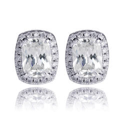 Hiphop Zircon stud earrings