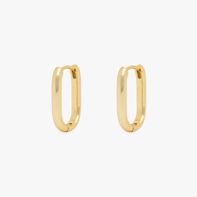 INS hot sale U shape huggie earrings