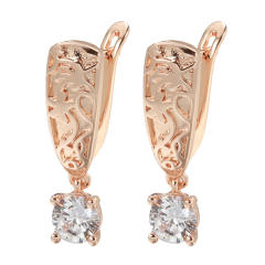 New zircon pendant earrings