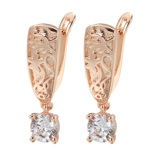 New zircon pendant earrings