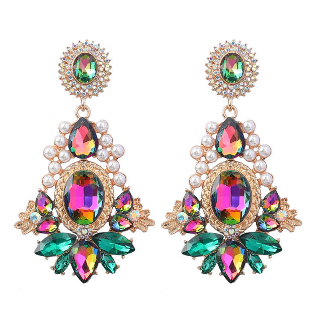 Vintage statement dangle earrings