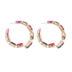 Statement hoop earrings