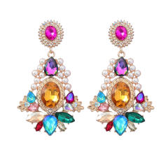 Vintage statement dangle earrings