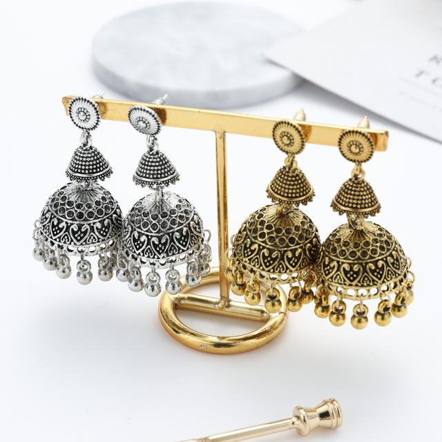 Vintage jhumka earrings for women