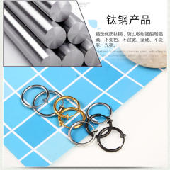 Stainless steel spring ear clips