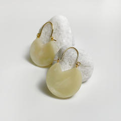 Summer unique resin dangle earrings