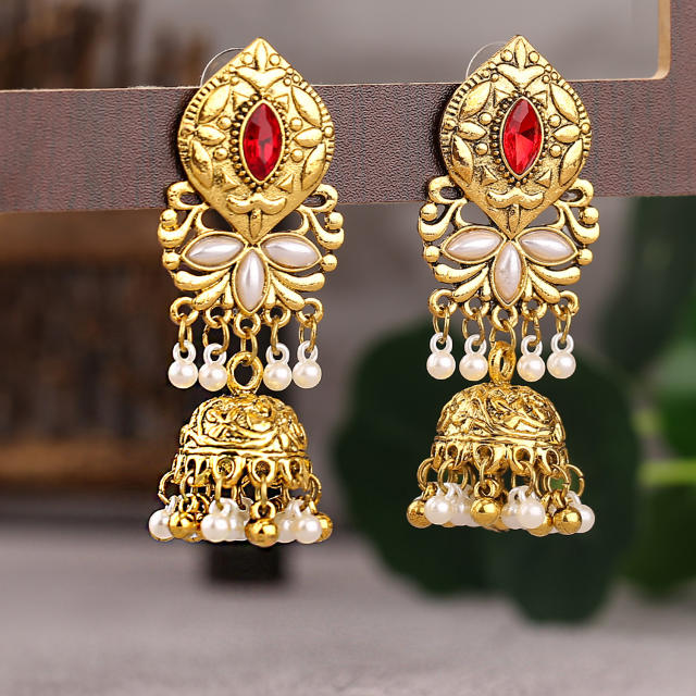 Vintage the bell shape unique dangle earrings