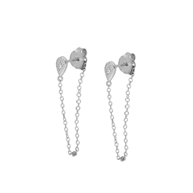 INS chain tassel classic earrings