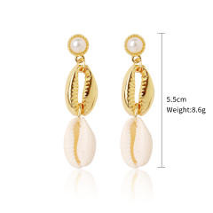 Boho shell earrings