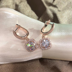 New Diamond Pendant Earrings