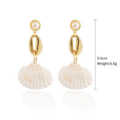 Boho shell earrings