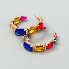 Statement hoop earrings