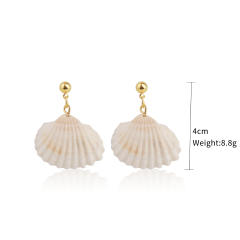 Boho shell earrings