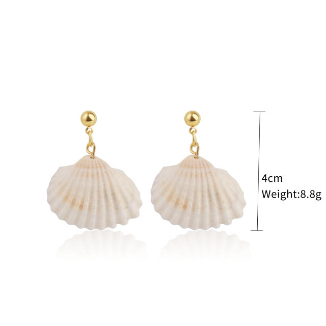 Boho shell earrings
