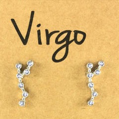 Wish hot sale zodiac ear studs