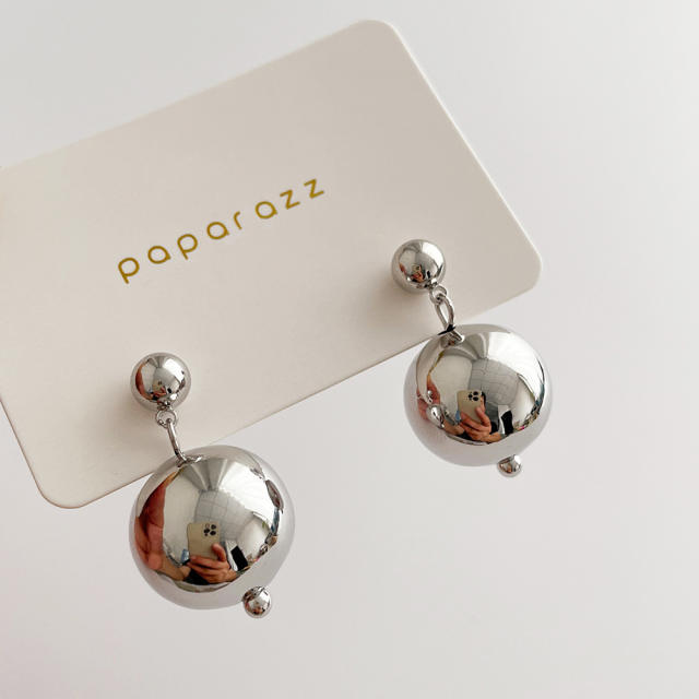 Fashion metal beads earrings