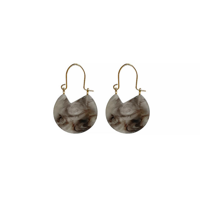 Summer unique resin dangle earrings