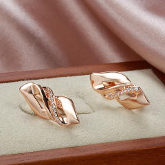 Korean style diamond earrings